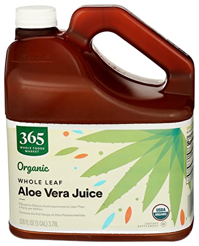 365 Juice Aloe Vera Whole Leaf Filtered Organic, 128 Fl Oz