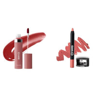 MARS Drip Lip Mist for Women (4.5 ml) (05-Cranberry Drip) Long Lasting Crayon Lipstick up to 12 Hours Stay (3.5 gm) (12-I Am Fierce)