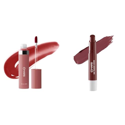 MARS Drip Lip Mist for Women (4.5 ml) (05-Cranberry Drip) Matte Super Stay Lipstick | Up to 12 Hours Long Lasting | Smudge Proof and Waterproof Lipstick for Women (2.6 gm) (13-DESTINY)
