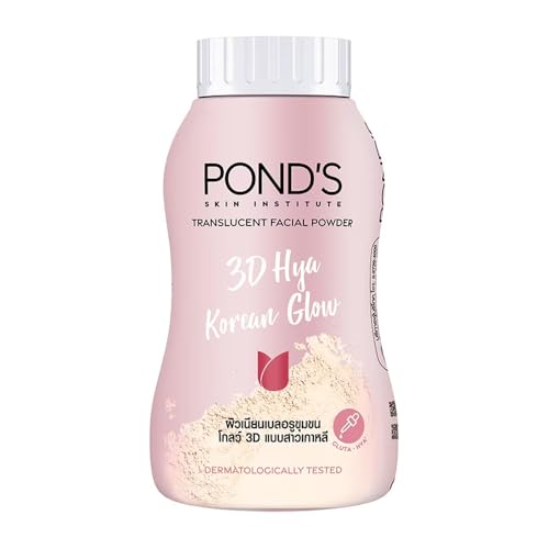 POND's 3D Hya Korean Glow Translucent Powder 50G,All,Pink