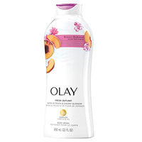 Olay Fresh Outlast Body Wash Peach & Cherry Blossom, 22 fl oz/650ml
