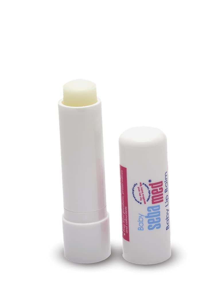 Baby Sebamed Lip Balm|Soft Baby Lips|With Shea butter, Jojoba Oil & Beeswax|4.8 gm