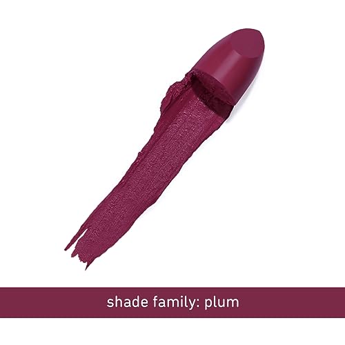 Plum Butter Crème Matte Lipstick | Creamy Matte Finish | Highly Pigmented | With Shea Butter, Rosehip Oil & Vitamin E | 100 Vegan & Cruelty Free | 138 Merlot Magic