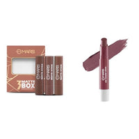 MARS Matte Box Set of 3 Lipsticks for Women (3x3.2 gm) (04-Brown) Matte Super Stay Lipstick | Up to 12 Hours Long Lasting | Smudge Proof and Waterproof Lipstick for Women (2.6 gm) (07-SURREAL)