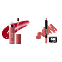 MARS Drip Lip Mist For Women (4.5 Ml) (07-Pomelo Drip) Reapplication Long Lasting Crayon Glossy Lipstick Up To 12 Hours Stay (3.5 Gm) (12-I Am Fierce)