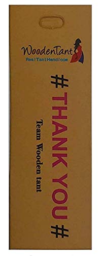 WoodenTant Women's  Handloom Cotton Tant Saree with Buti Work without blouse piece