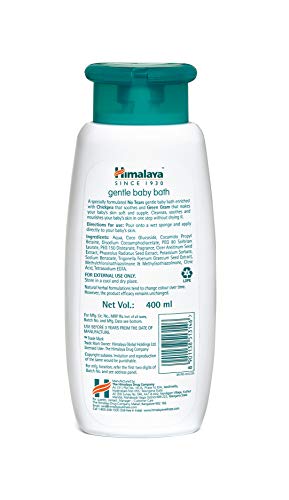 Himalaya Baby Powder, 700g and Gentle Bath (400ml) Combo