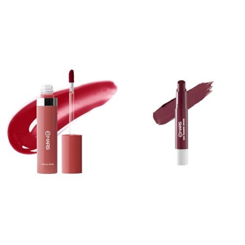 MARS Drip Lip Mist for Women (4.5 ml) (07-Pomelo Drip) Reapplication Matte Super Stay Lipstick | Up to 12 Hours Long Lasting | Smudge Proof and Waterproof Lipstick for Women (2.6 gm) (03-SPIRIT)