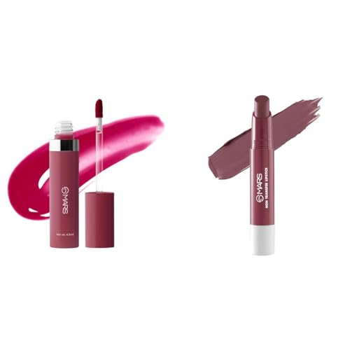 MARS Drip Lip Mist for Women (4.5 ml) (08-Plum Drip) Matte Super Stay Lipstick | Up to 12 Hours Long Lasting | Smudge Proof and Waterproof Lipstick for Women (2.6 gm) (07-SURREAL)
