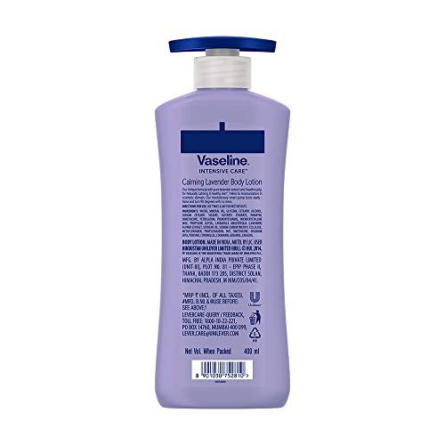 Vaseline Calming Lavender Body Lotion 400 ml
