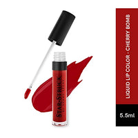 STARSTRUCK BY SUNNY LEONE Glossy Liquid Lip Color, Cherry Red | Highly Pigmented, Hi-Shine & Non-Sticky Formula | Lip Gloss For Girls, Women | Cherry Bomb