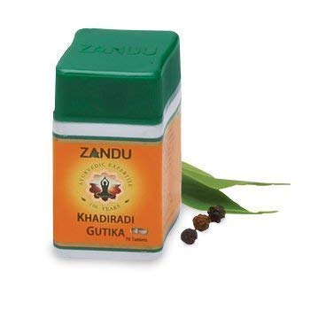 Zandu khadiradi Gutika Tablet (70 Tab, Pack of 2)