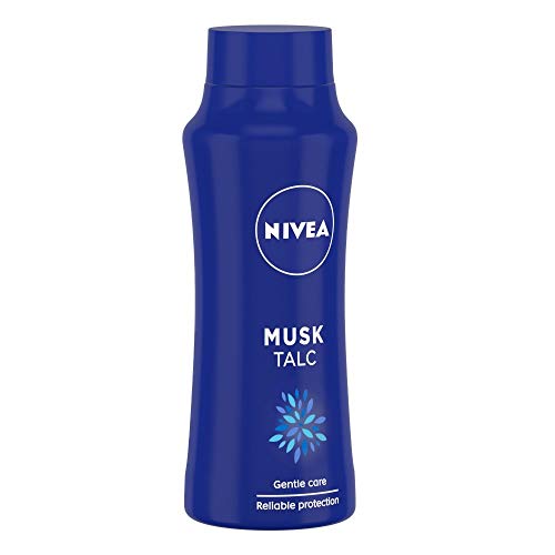 NIVEA Talcum Powder for Men & Women, Musk, For Gentle Fragrance & Reliable Protection Against Body Odour,100 g (Pack of 1)