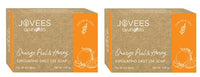Jovees Herbal Orange Peel & Honey Exfoliating Daily Use Soap 100G (Pack of 2)