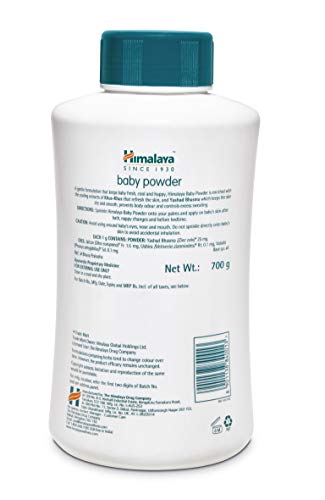 Himalaya Baby Powder, 700g and Gentle Bath (400ml) Combo