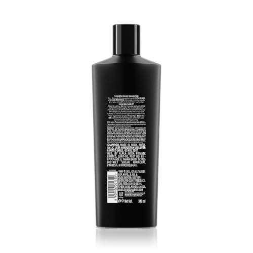 Tresemme Smooth & Shine Shampoo, with Vitamin H & Silk Protein, for Salon Silky Smooth Hair, Provides Moisture & Shine, 340 ml