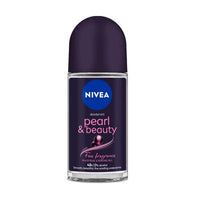 Nivea Women Deodorant Roll On, Pearl & Beauty Fine Fragrance For Fragrant Smooth & Beautiful Underarm Skin, 50ml&Nivea Deodorant Roll On, Protect & Care for Unisex, 50ml