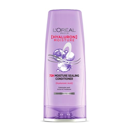 L'Oreal Paris Hyaluron Moisture 3-step Ultimate Hydration kit - Shampoo (340ml) + Conditioner (360 ml) + Night Cream (180 ml)