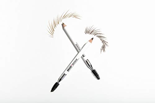 wet n wild Brow-Sessive Brow Pencil 9g- Dark Brown, Dual-Ended Eyebrow Pencil with Spoolie Brush for Thin and Thick Eyebrows, Natural Look Formula, Buildable Color Definition