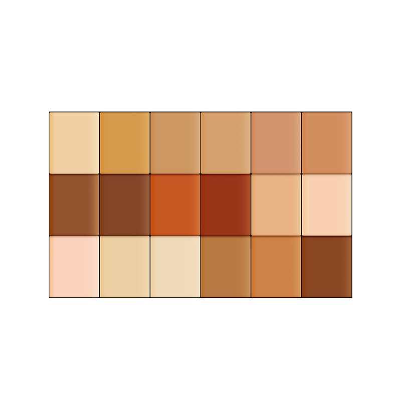 Shopaarel Concelaer Palette 18 Shades Light Weight Concealer With Full Coverage Easily Blendable Concealer For Face Makeup