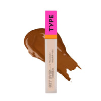 TYPE BEAUTY INC. Get Even Waterproof Concealer For Face Makeup with Vitamin C, Niacinamide & Bakuchiol | Reduces Dark Spots & Pigmentation | Crease Free | For Women & Men - Mocha (50) | 8 ML