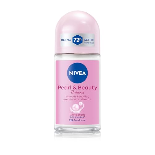 Nivea Women Deodorant Roll On Pearl & Beauty Radiance 50 Ml | For Eventoned Smooth & Beautiful Underarms