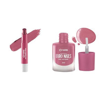 MARS Matte Super Stay Lipstick | Up to 12 Hours Long Lasting | Smudge Proof and Waterproof Lipstick for Women (2.6 gm) (16-ANGEL WINGS) EURO Nail Lacquer (6.0 ml) (Shade-14)