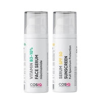 Cos-IQ Oil Control & Anti-Acne 10% Niacinamide Face Serum with Sunscreen Spf 50 | UVA/UVB & Blue Light Protection | Serum Spf 50++++ For All Skin Types | No White Cast | 60ml