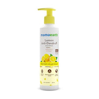 Mamaearth Lemon Anti-Dandruff Shampoo with Lemon & Ginger for Itchy & Flaky Scalp | Reduces Up to 100% Dandruff | Soothes Itchiness | For Men & Women | 250 ml