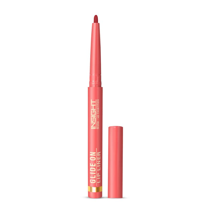 INSIGHT Cosmetics Matte Lip & Cheek Tint|Enriched With Vitamin E|Multipurpose|Lightweight Formula & Insight Cosmetics Glide On Lip Liner|One Swipe Smooth Application|Long Lasting Lip Pencil