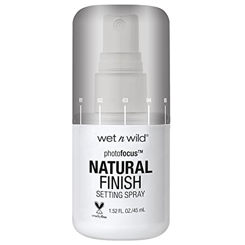Wet n Wild Photo Focus Setting Spray with Hydrating Formula, for a Dewy Look & Long-lasting Makeup, Anti-creasing and Anti-cracking Effect, with Aloe Vera, Seal the Deal Paraben & Cruelty Free-45ml
