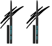 Lakmé Eyeconic Black Kajal, Matte Kohl Liner in a Twist Up Pencil - Waterproof, Smudge Proof & Long Lasting Eye Makeup, 0.35 g (Pack of 2)