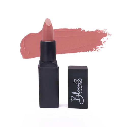 Bloom Beauty Bullet Lipstick Creamy Matte Finish Hydrating & Long-Lasting,Nude Whisper