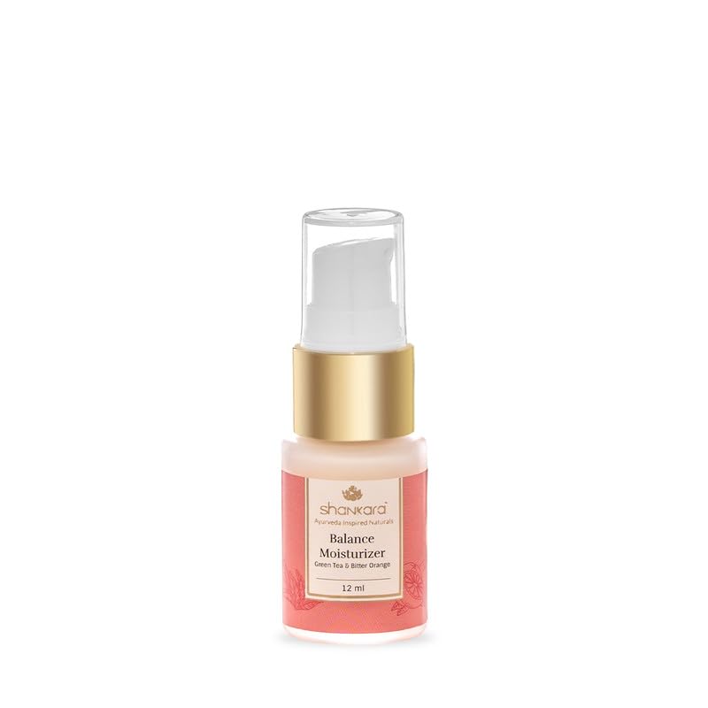 Shankara Balance Face Moisturizer With Green Tea & Bitter Orange For Kapha (Oily Skin) - 12 ml