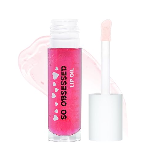 Shopaarel So Obsessed Lip Oil, Ultra-Glossy, Long-Lasting Comfort, Nourishment and Hydration, Lip Gloss, Fuller & Plump Lips, Lightweight, Non-sticky- 8 gm, Bubble