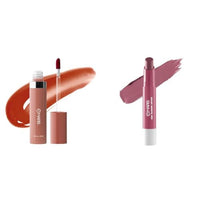 MARS Drip Lip Mist for Women (4.5 ml) (01-Peachy Drip) Reapplication Matte Super Stay Lipstick | Up to 12 Hours Long Lasting | Smudge Proof and Waterproof Lipstick for Women (2.6 gm) (16-ANGEL WINGS)