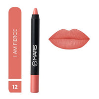 MARS High Coverage All Skin Type Liquid Matte Foundation | Blemish Free & Blendable Foundation For Makeup (40Ml) (SHADE-03) Long Lasting Crayon Lipstick Up To 12 Hours Stay (3.5 Gm) (12-I Am Fierce)