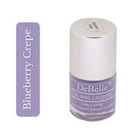 Debelle Gel Nail Polish Blueberry Crepe (Lavender Nail Paint)|Non Uv - Glossy Finish |Chip Resistant | Seaweed Enriched Formula| Long Lasting|Cruelty And Toxic Free| 8Ml