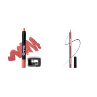 MARS Long Lasting Crayon Lipstick up to 12 Hours Stay (3.5 gm) (12-I Am Fierce) Matte Lip Liner | One Swipe Smooth Application | Long Lasting Lip Pencil (1.4gm) (16-PEACHY GLOW)
