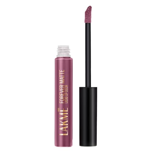 Lakmé Forever Matte Liquid Lip Colour, Mauve Fling, 5.6 ml