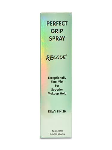 Recode Perfect Grip Spray Makeup Fixer 100 Ml|Dewy Finish|Vitamin E Enriched|Long Lasting|Keeps Makeup Intact|Hydrates, Soothes & Refreshes Skin