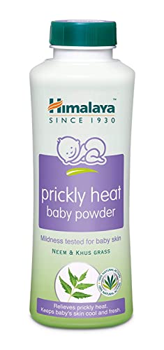 Himalaya Baby Prickly Heat Powder with Vetiver and Neem, Pack of 1 - 200g