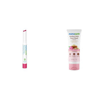 Mamaearth Beetroot Tinted 100% Natural Lip Balm with Beetroot & Beeswax - 2 g | | 12 Hr Moisturizat,Mamaearth Multani Mitti Face Wash with Multani Mitti & Bulgarian Rose For Oil Control & Acne | Suit