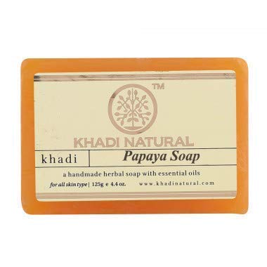 Khadi Natural Herbal Fruit Flavour Soap Gift Set| Handmade soaps for bathing|Skin revitalizing properties|Suitable for all skin types| Pack of 6 (125 gm*6) (750gm)