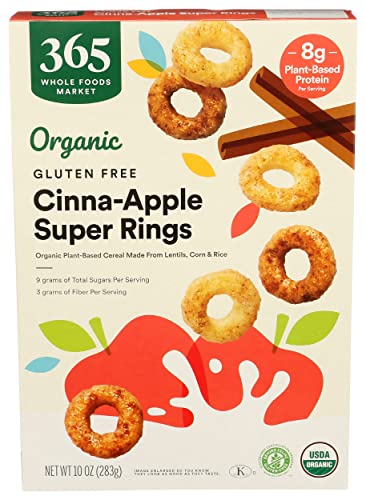 365 by Whole Foods Market Organic Cinna-Apple Super Rings, 10 Ounce