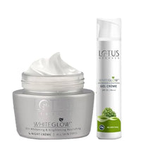 Lotus Herbals WG Bigger Gel Cream_75g + Night Cream_60g (Set Of 2)