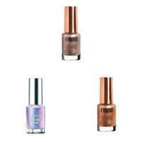 Lakme Ultimate Glam Chrome Nail Champagne 6ml,LAKMÉ Color Crush Nailart, U4 6Ml Glossy Finish,LAKMÉ Chrome Metallic Finish Nail Paint, Bronze 6Ml