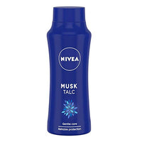 NIVEA Talcum Powder for Men & Women, Musk, For Gentle Fragrance & Reliable Protection Against Body Odour,100 g (Pack of 1)