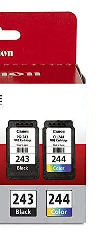 Canon PG-243/ CL-244 Ink Multi pack, Compatible to TR4520, MX492, MG2520, MG2922, TS302 and TS202 Printers Black Pigment Black and Color Ink Cartridge