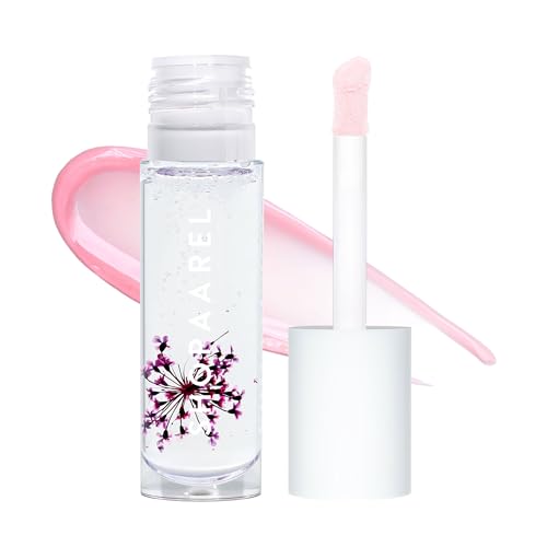 Shopaarel Little Flower Lip Gloss, Lip Gloss, Infused with Real Flower Seed Oil and Fruit Oils, Floral Fragrance, Glossy finish, Long-Lasting, Non-Sticky, Fuller & Plump Lips-8 Gm, Candy Baby